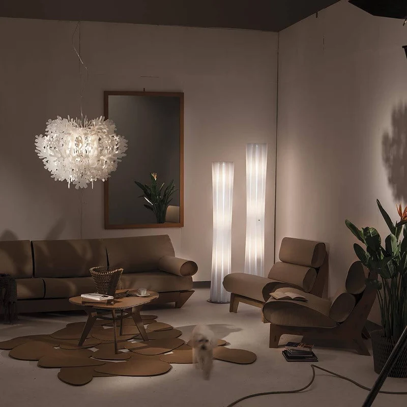 Slamp Stehleuchte Bach XXL Weiß