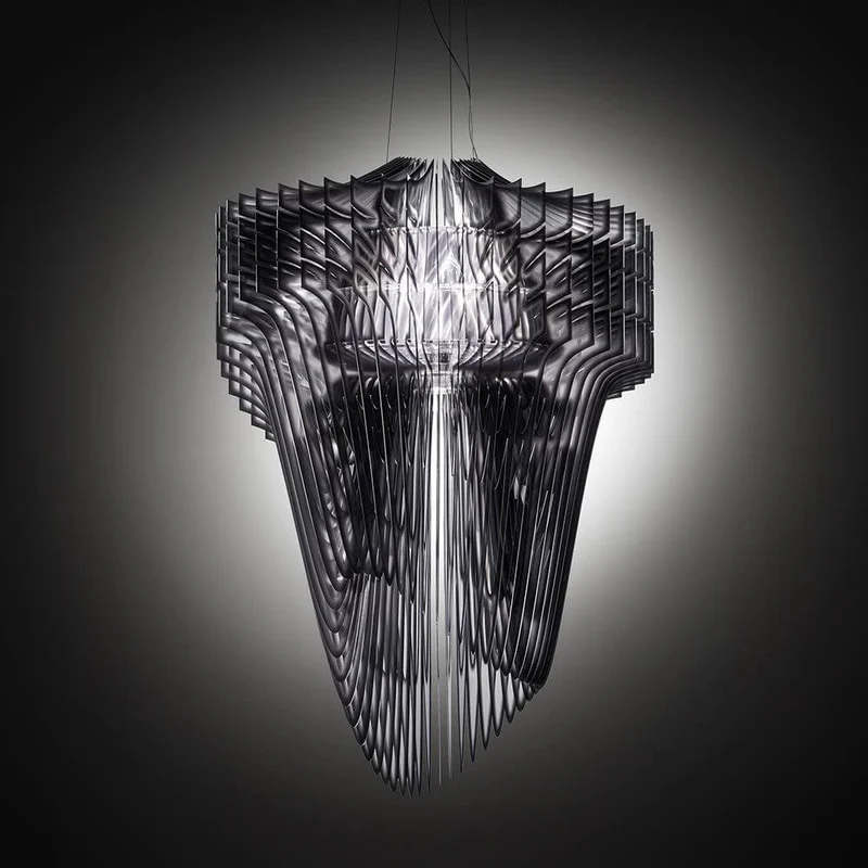 Slamp Hängeleuchte Aria Schwarz, Transparent
