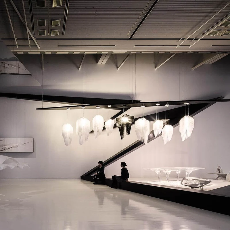 Slamp Hängeleuchte Aria Schwarz, Transparent
