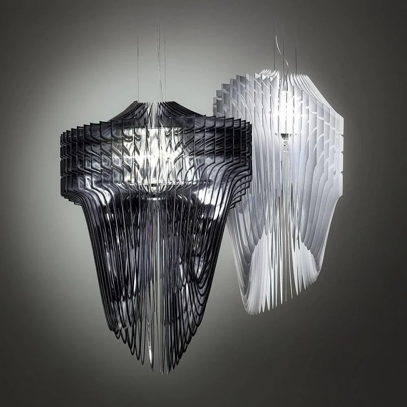 Slamp Hängeleuchte Aria Schwarz, Transparent