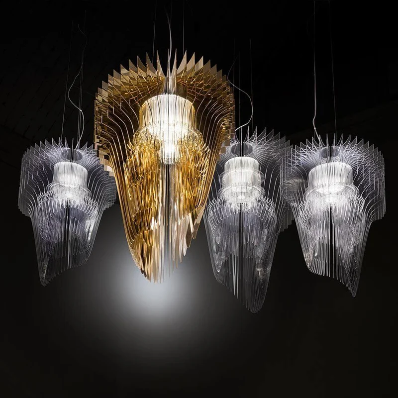 Slamp LED Hängelampe Aria Large 7000lm 2700K Transparent