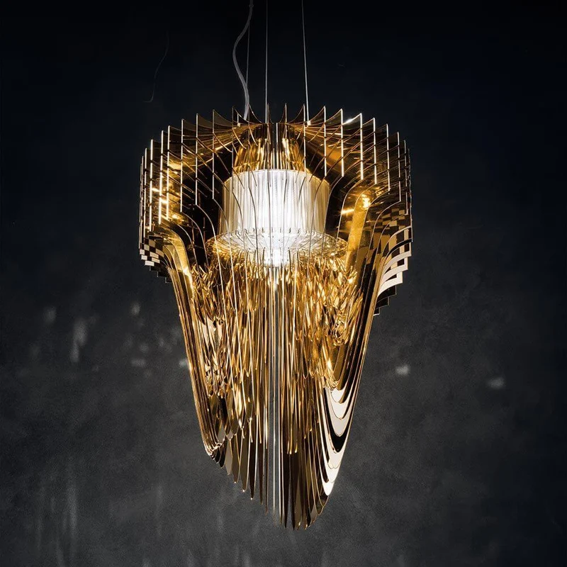 Slamp LED Hängelampe Aria Medium 3500lm 2700K Gold