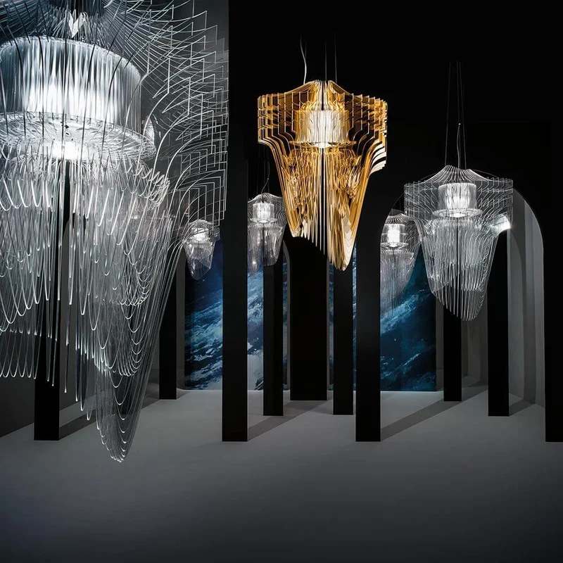 Slamp LED Hängeleuchte Aria Small 3500lm 2700K Transparent