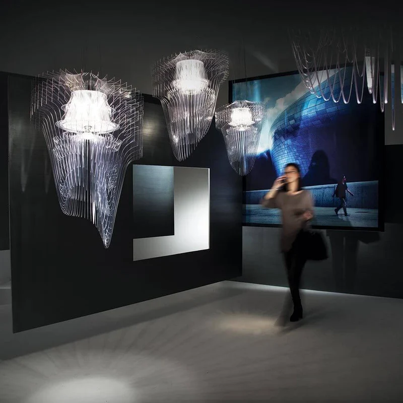 Slamp LED Hängeleuchte Aria Small 3500lm 2700K Transparent