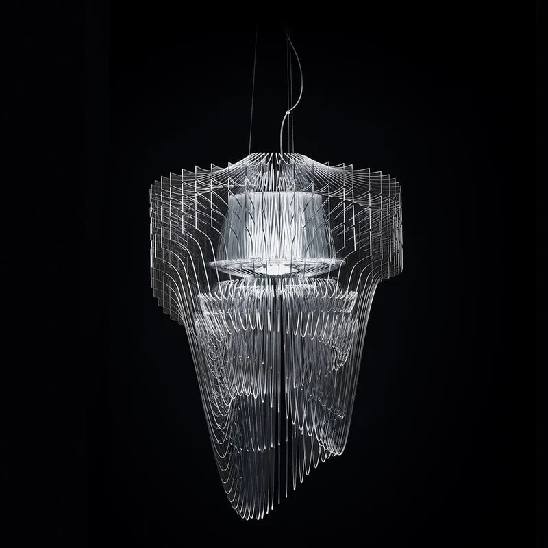 Slamp LED Hängeleuchte Aria Small 3500lm 2700K Transparent