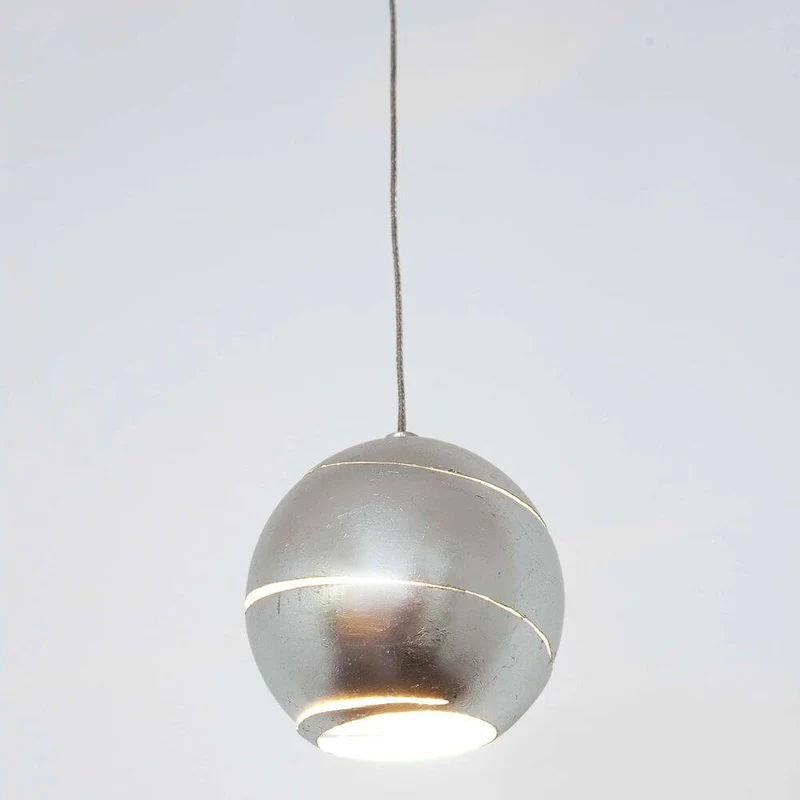 Pendelleuchte Suopare Eisen Silber