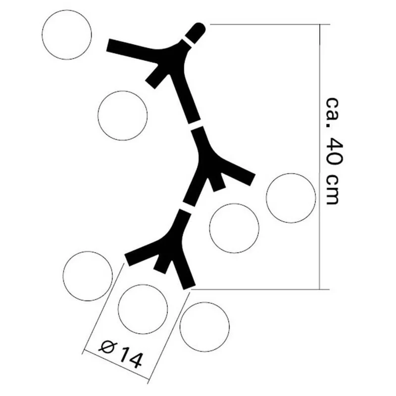 DNA Triple-7 Pendelleuchte Schwarz