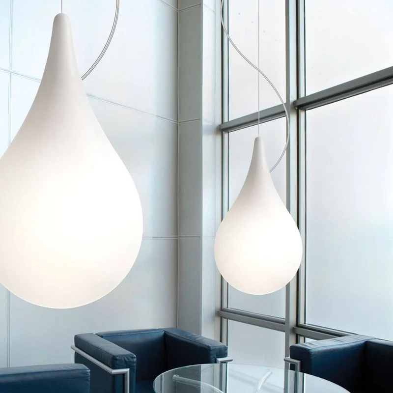 Drop-2XS LED Einbau-Pendelleuchte Liquid-Light Weiß