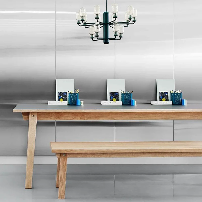 XXL Design Kronleuchter Amp Ø85cm Rauchschwarz