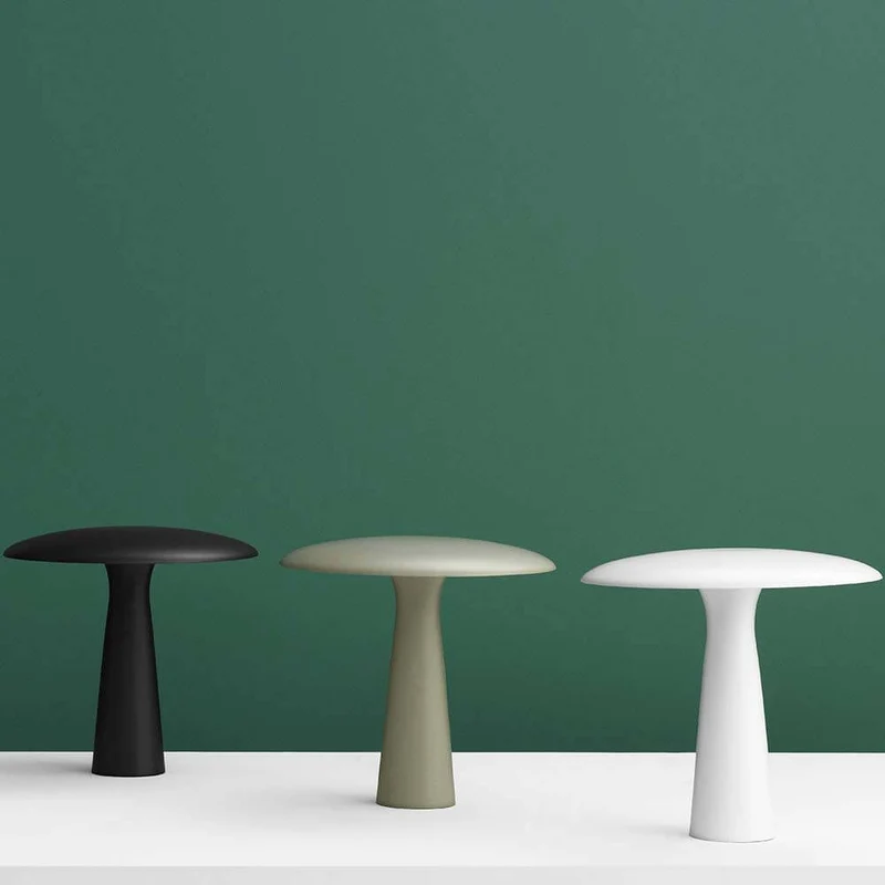 Design Tischlampe Shelter Ø 41cm Schwarz
