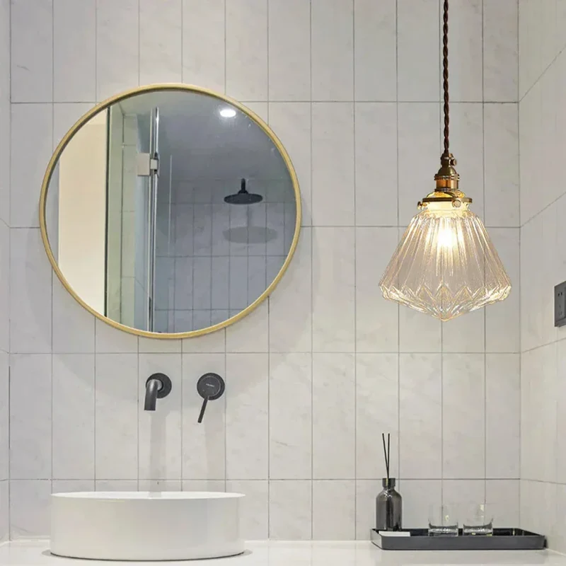 Hanglamp Kristalglas Transparant Scandinavisch Retro E27 15cm LED Eetkamer Woonkamer Minimalistisch | Sansoti
