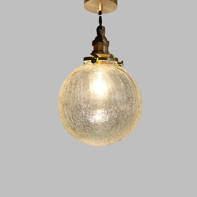 Hanglamp Kristalglas Transparant Scandinavisch Retro E27 15cm LED Eetkamer Woonkamer Minimalistisch | Sansoti