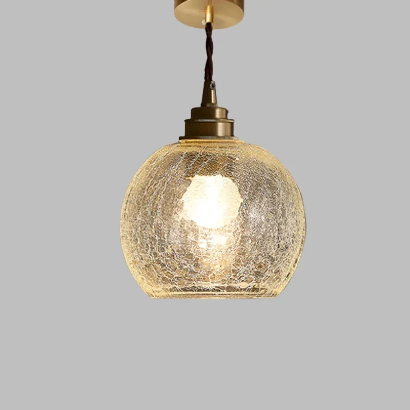 Hanglamp Kristalglas Transparant Scandinavisch Retro E27 15cm LED Eetkamer Woonkamer Minimalistisch | Sansoti