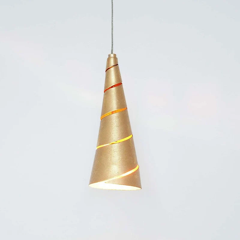 Pendelleuchte Innovazione Eisen Gold