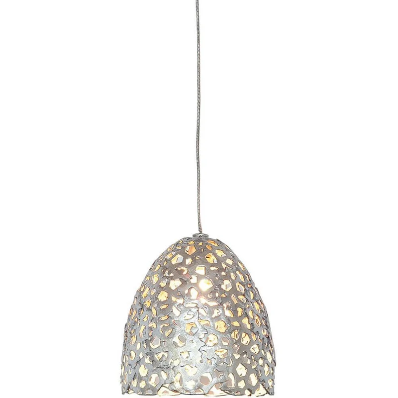 Schienen-Pendelleuchte Lily Piccolo Eisen Silber