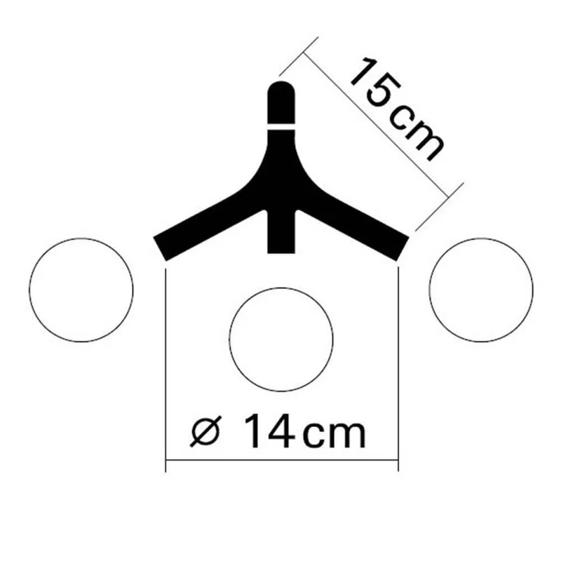 DNA Single-3 Pendelleuchte Chrom