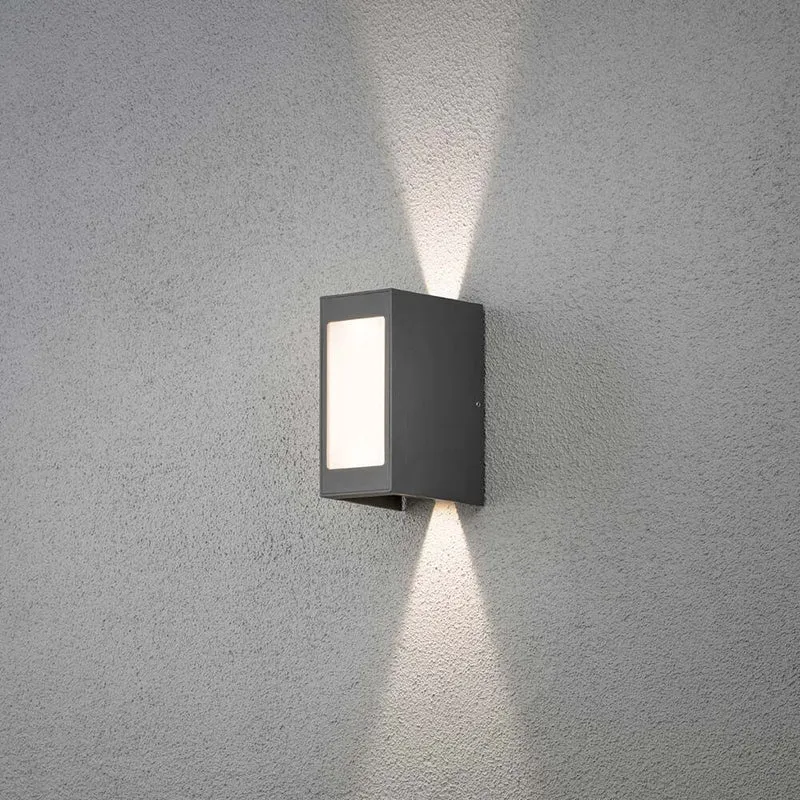 Cremona LED Außen-Wandleuchte Lichtstrahl einstellbar Anthrazit