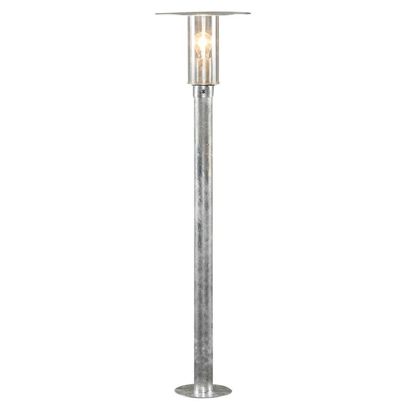Mode Wegeleuchte 111cm galvanisierter Stahl, klares Polycarbonat Glas