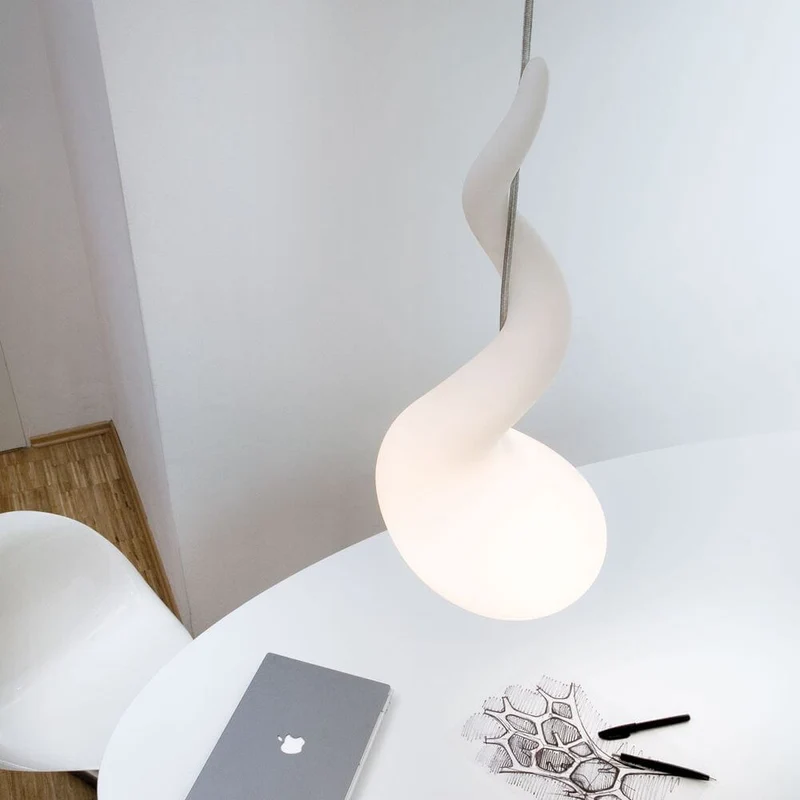 Alien XL Pendelleuchte 111cm Liquid-Light Weiß