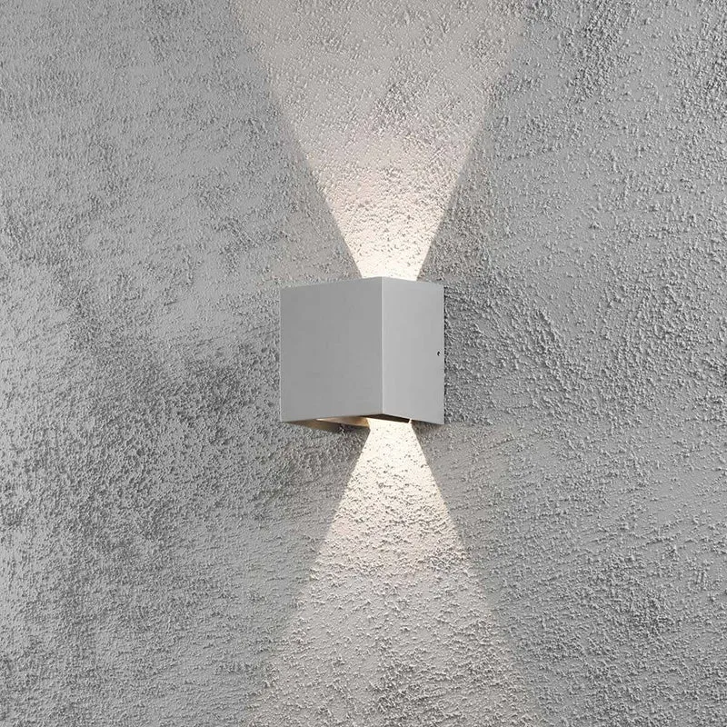 Cremona LED Außen-Wandlampe verstellbarer Lichtaustritt Grau