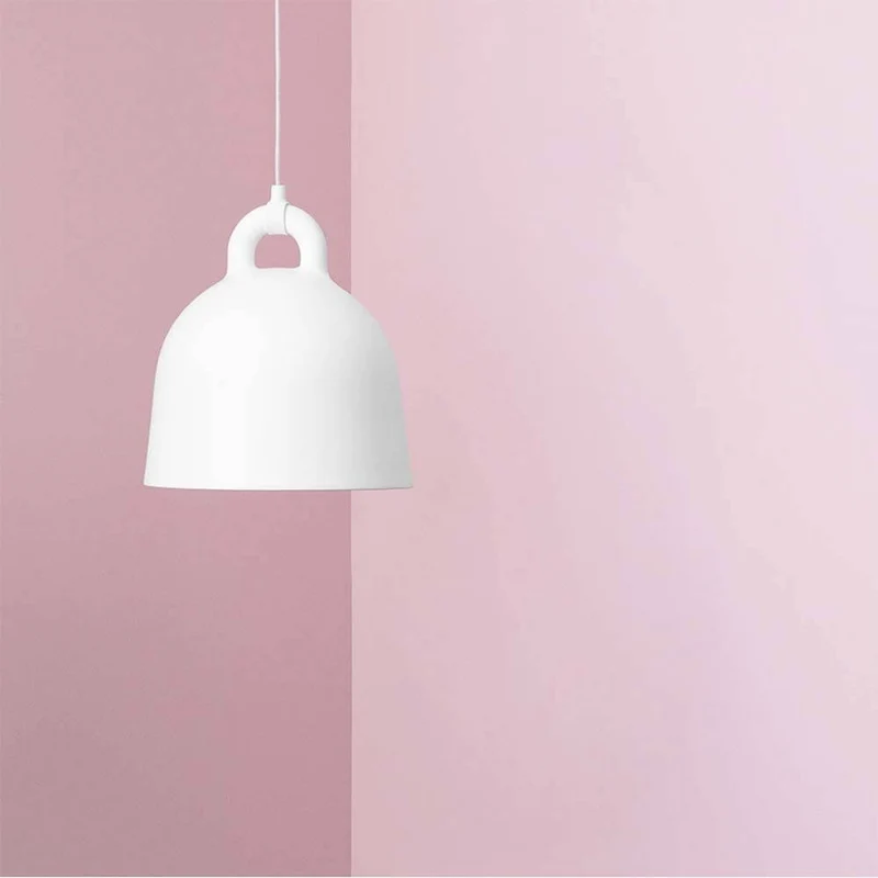 Pendelleuchte Bell L Ø 55cm Weiß