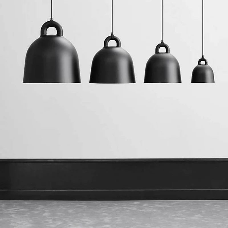Pendelleuchte Bell M Ø 42cm Schwarz