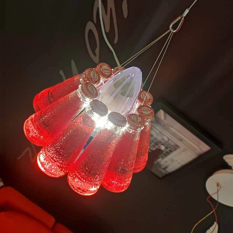 Ingo Maurer Campari Light Pendelleuchte Rot