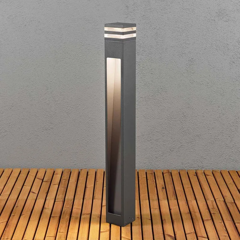 Massa LED Wegeleuchte Anthrazit, klares Acrylglas
