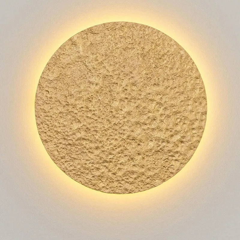 Wandleuchte Meteor Eisen Gold