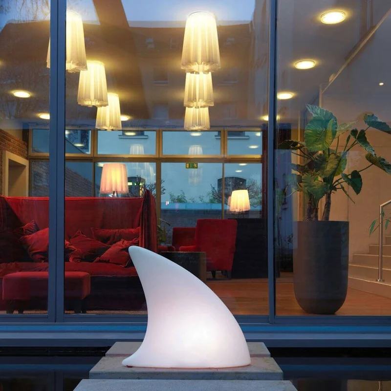 Moree LED Akku Dekoleuchte Shark mit Farbwechsel IP44