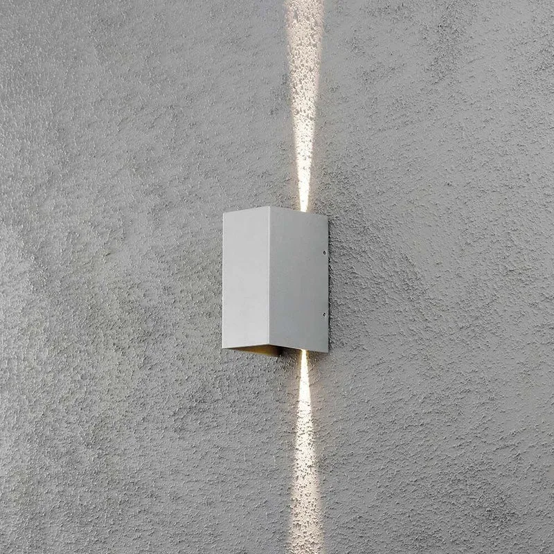 LED Außen-Wandleuchte Cremona verstellbarer Lichtaustritt Grau