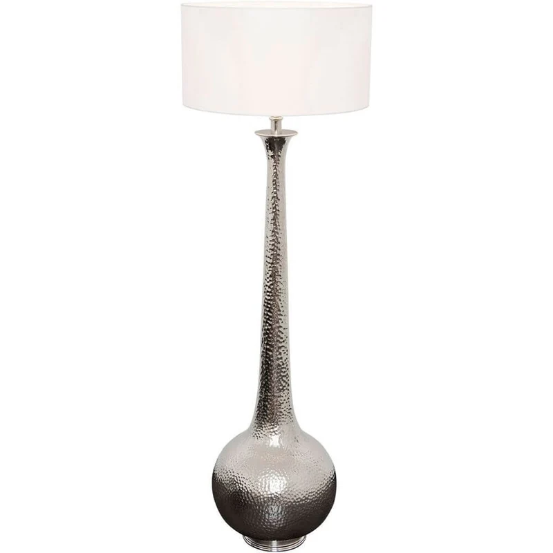 Stehleuchte Maestro Aluminium Vernickelt Silber