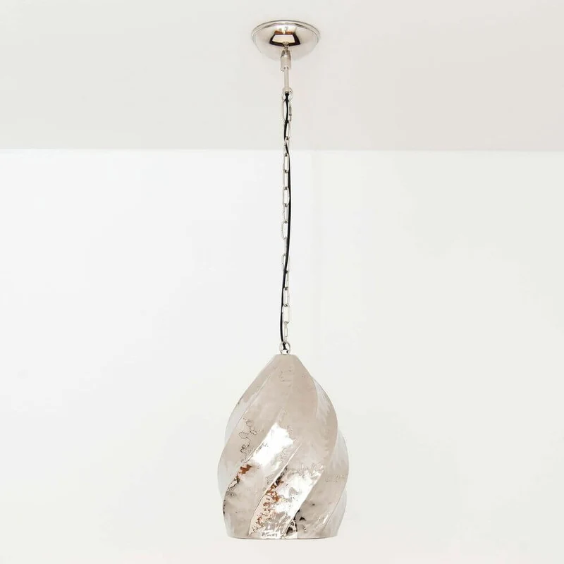 Hängeleuchte Madonna Aluminium Vernickelt Silber