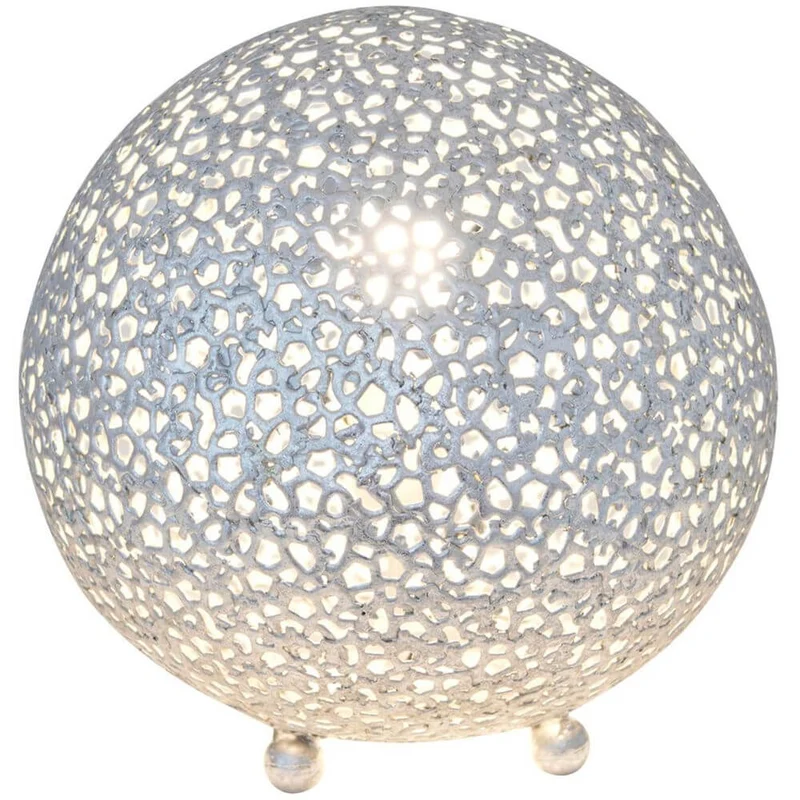 Tischleuchte Lily Piccolo Eisen Silber