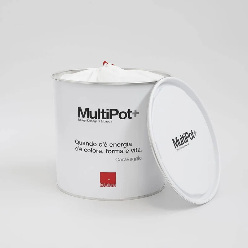 Rotaliana Multipot+ Tischleuchte Kabelcontainer + Ladestation Weiß