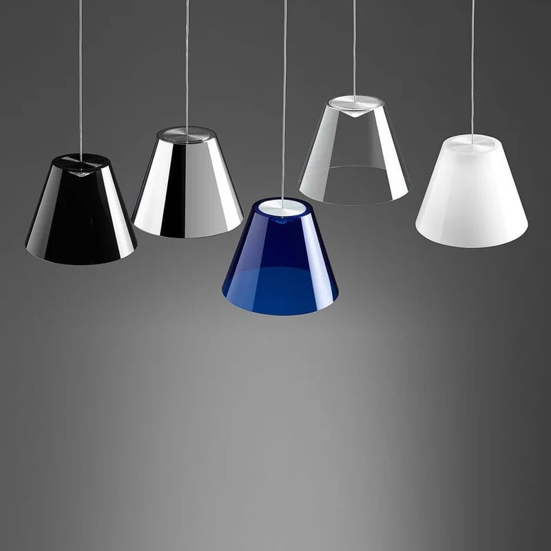 Rotaliana Dina LED-Pendelleuchte Ø 20cm Schwarz