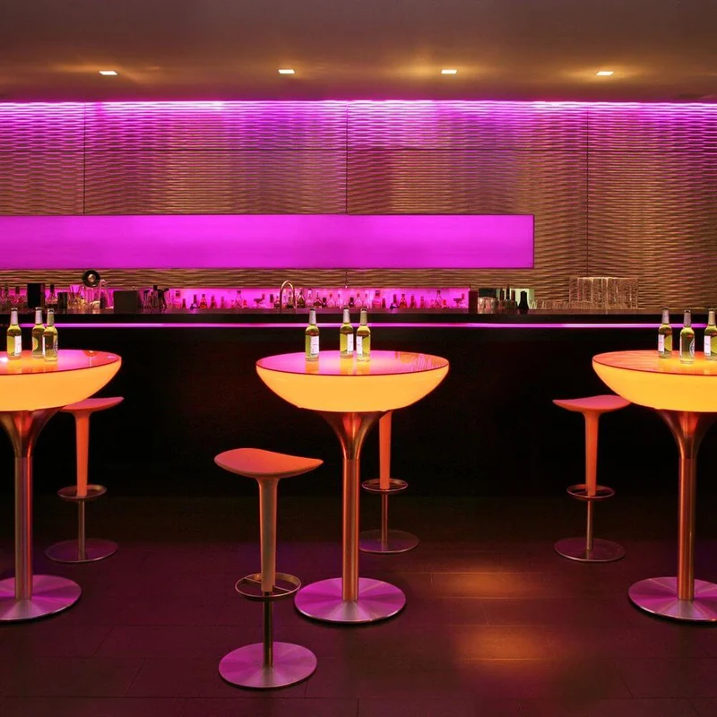 Moree Lounge Table LED Tisch Pro 55cm