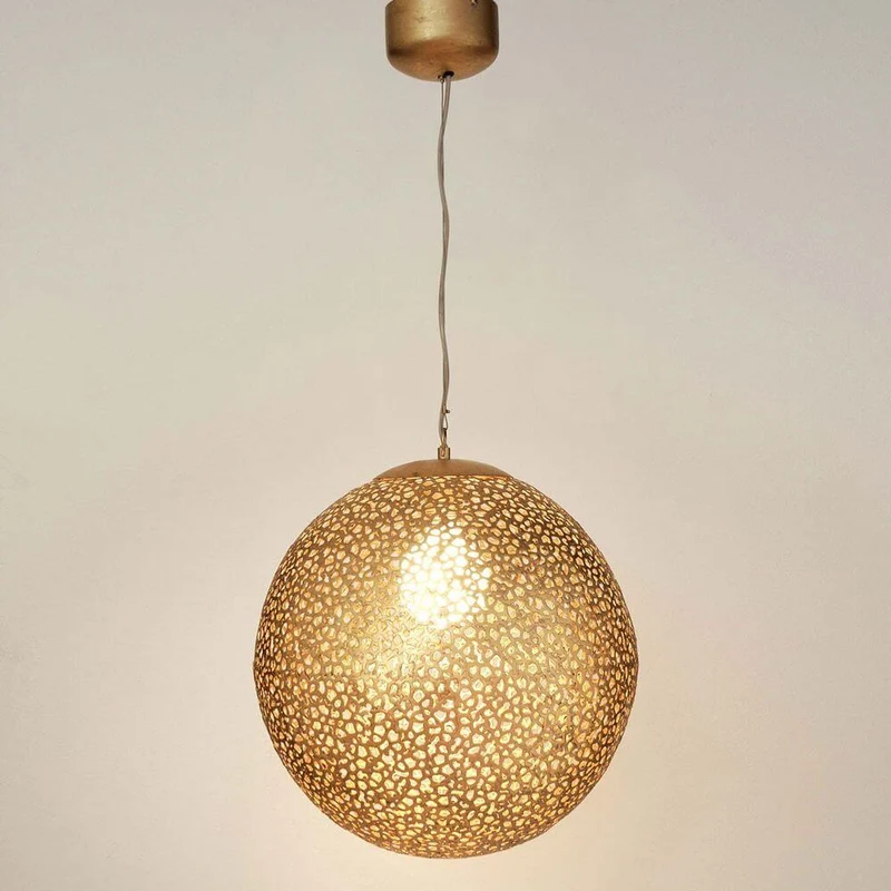 Hängeleuchte Utopistico Ø 40cm Gold