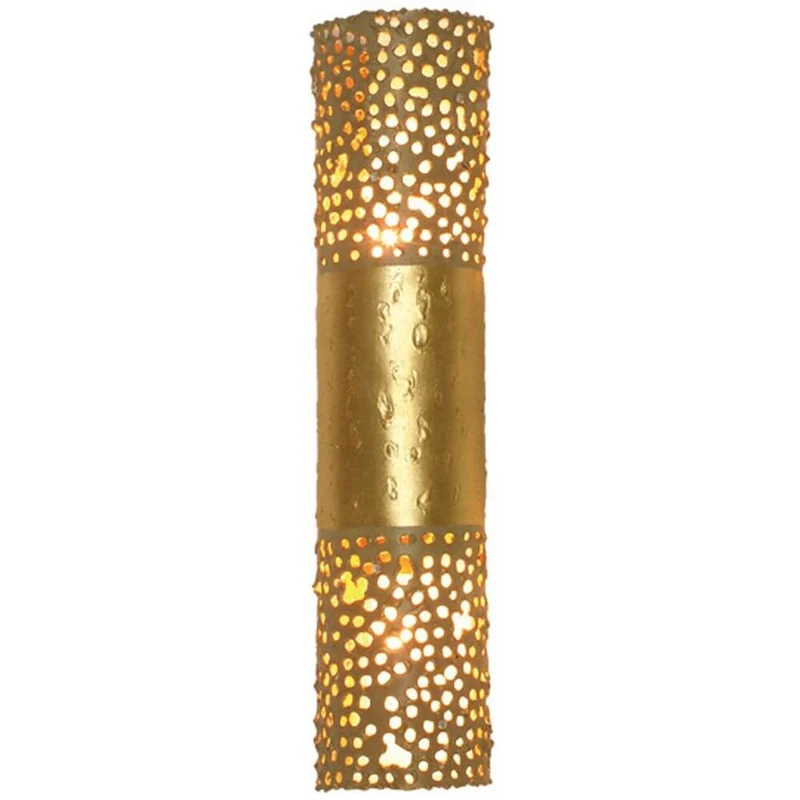 Wandleuchte 2-flammig Amazone Eisen Gold