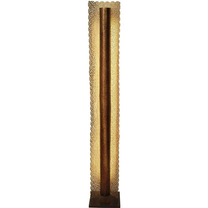 Stehleuchte Utopistico Eisen Gold-Kupfer-Braun