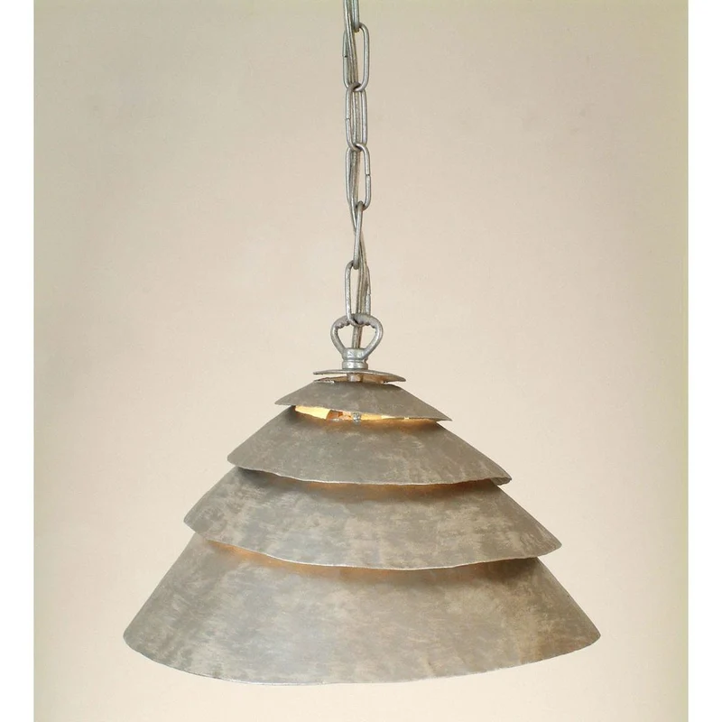 Pendelleuchte Snail One Eisen Silber