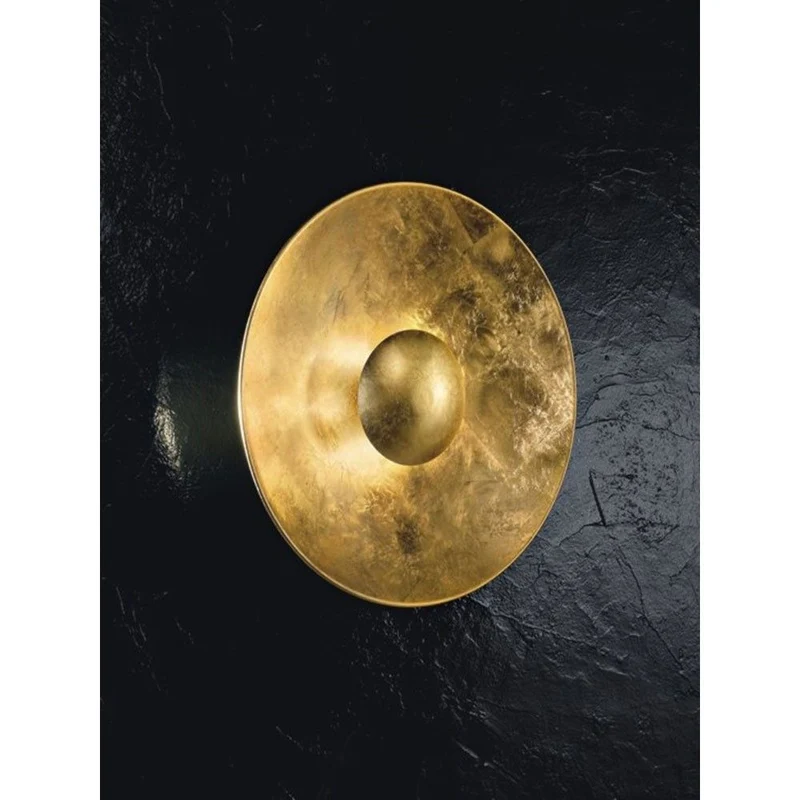 Aura Sol Gold Wand- & Deckenleuchte Ø 90cm
