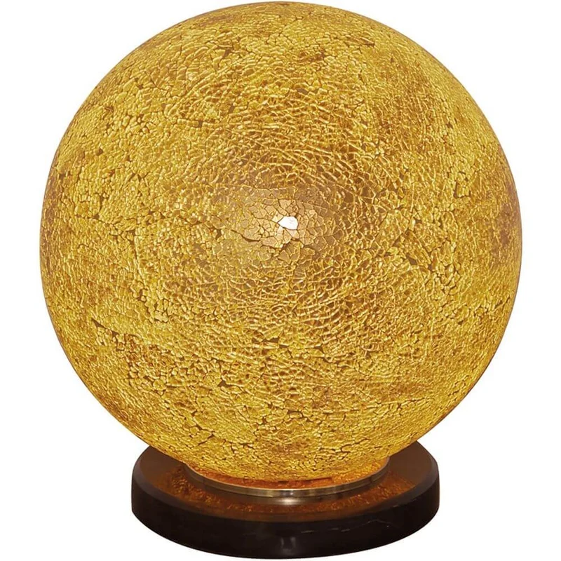Tischleuchte Narziso Glasmosaik Amber