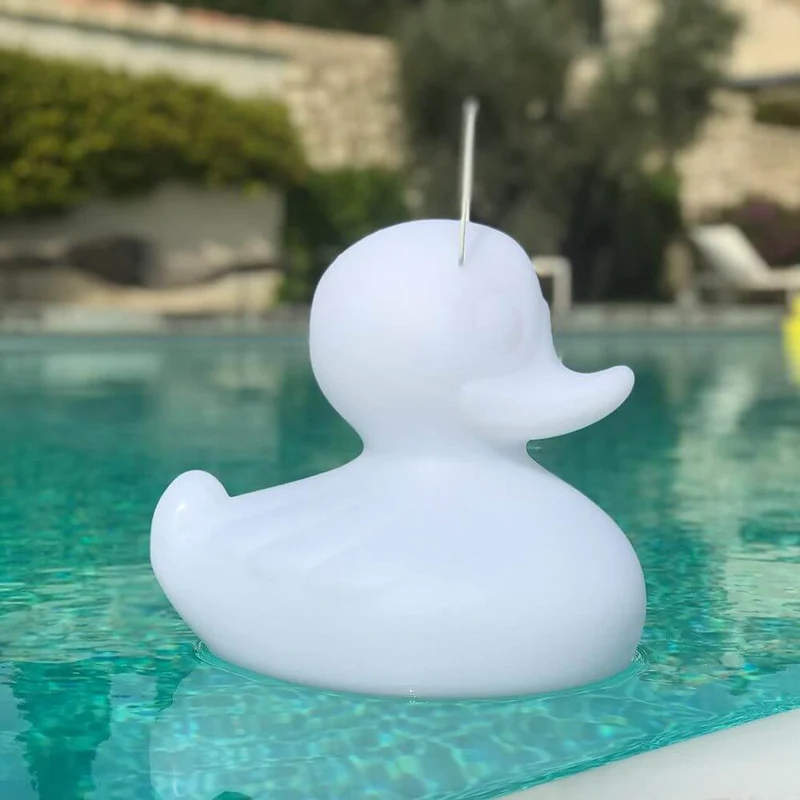 Schwimmfähige Akku-LED-Leuchte Duck-Duck S Gelb
