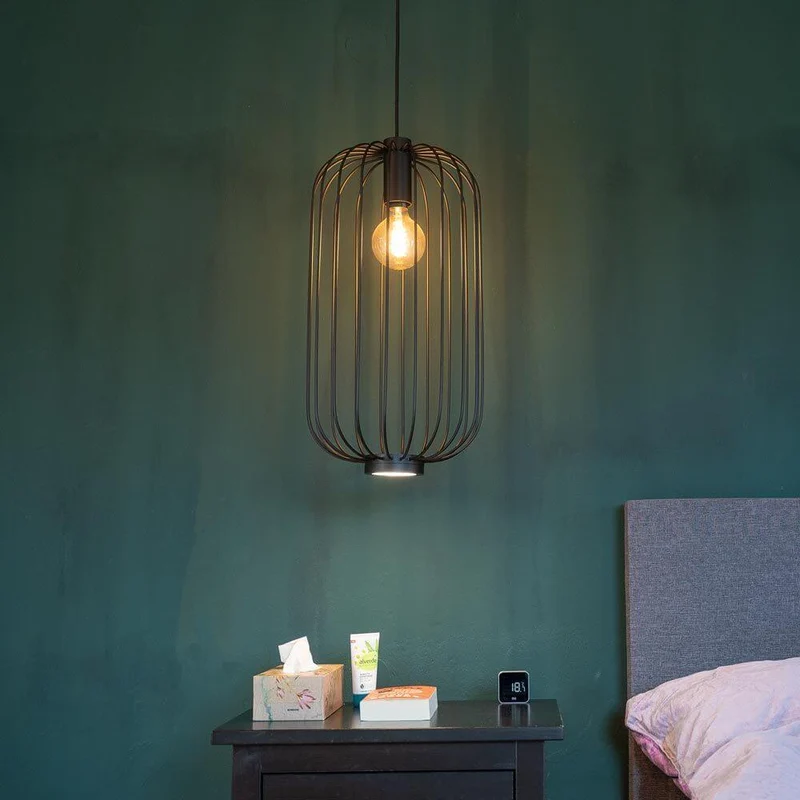 s.luce Rooms M direkt & indirekte Gitter-Pendelleuchte Ø30cm