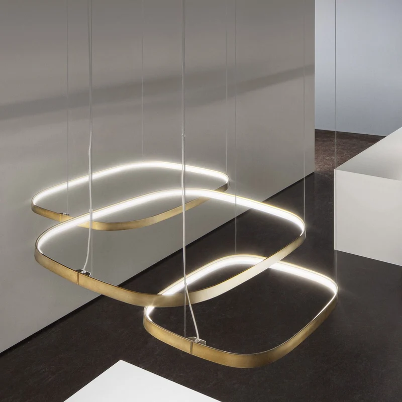 Panzeri Zero Square LED-Hängeleuchte