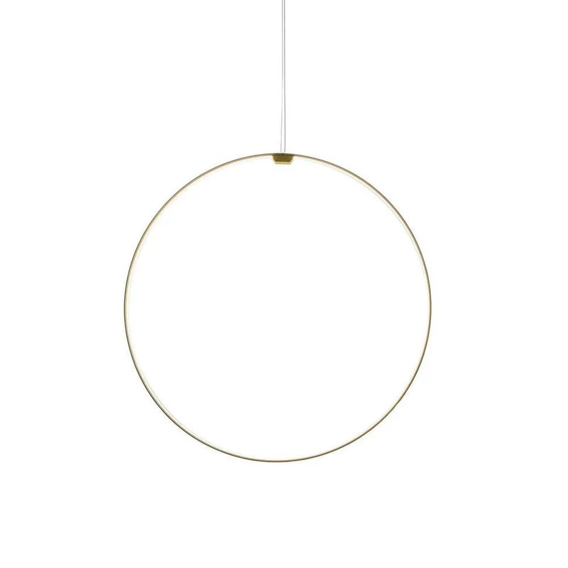 Panzeri Zero Round Vertical LED-Ringleuchte Pendel
