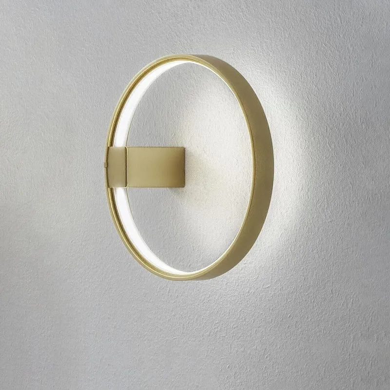 Panzeri Zero Round LED-Wandleuchte Ring