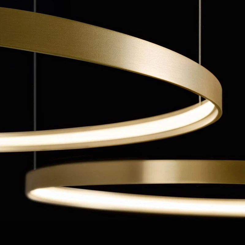 Panzeri Zero Round LED-Ring Pendelleuchte
