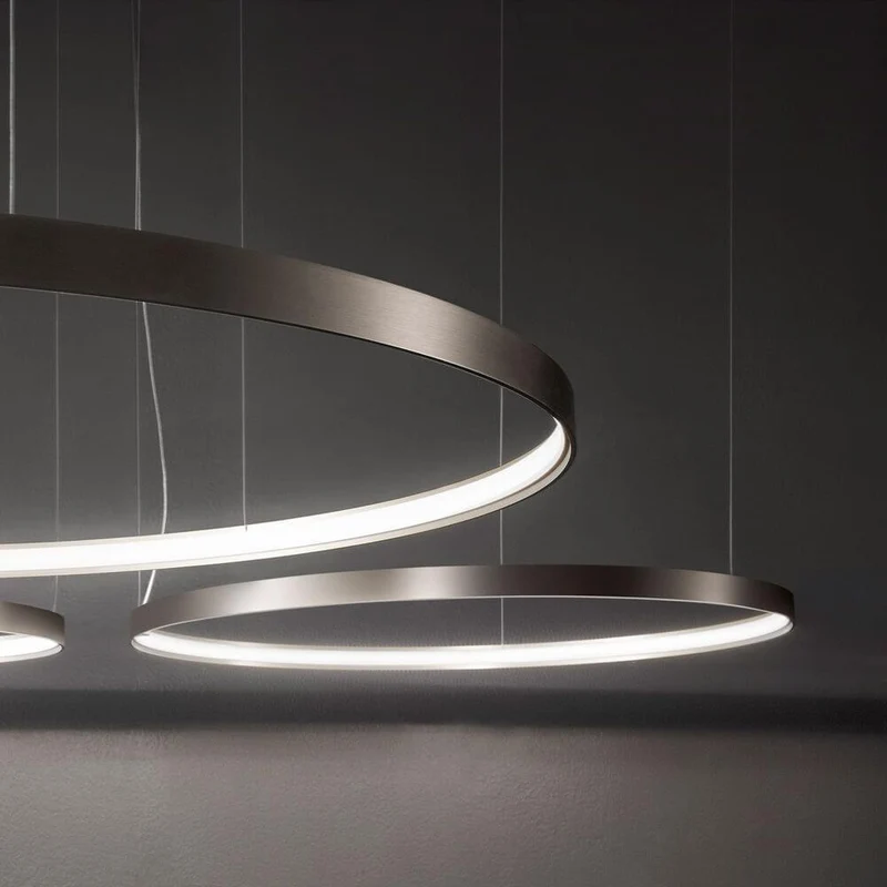 Panzeri Zero Round LED-Ring Pendelleuchte